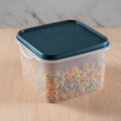Picture of Easy Store Square With Lid 3Lt - Teal