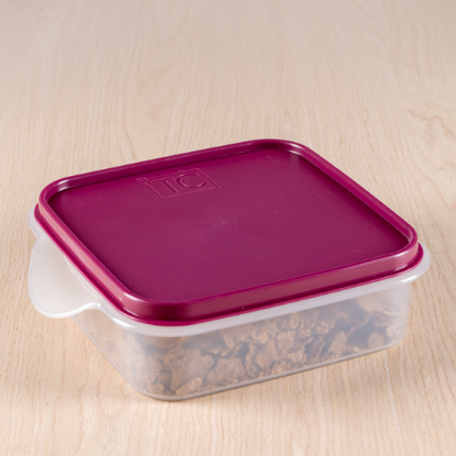 Picture of Easy Store Square With Lid 1.5Lt - Cherry