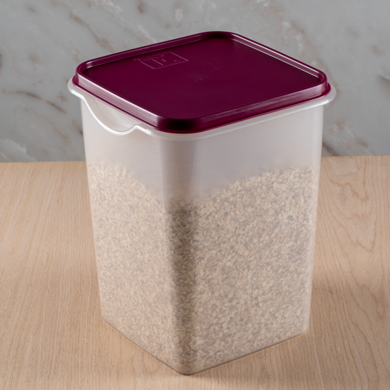 Picture of Easy Store Square With Lid 6Lt - Cherry