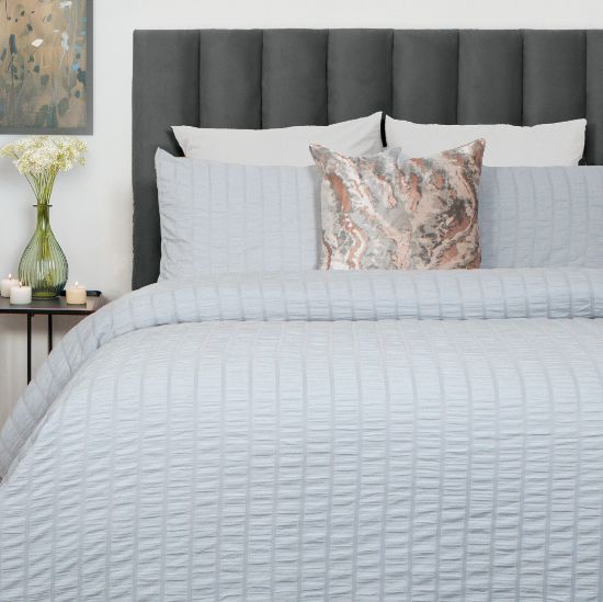Picture of Grace Duvet Cover 3pc Set - Grey - Queen